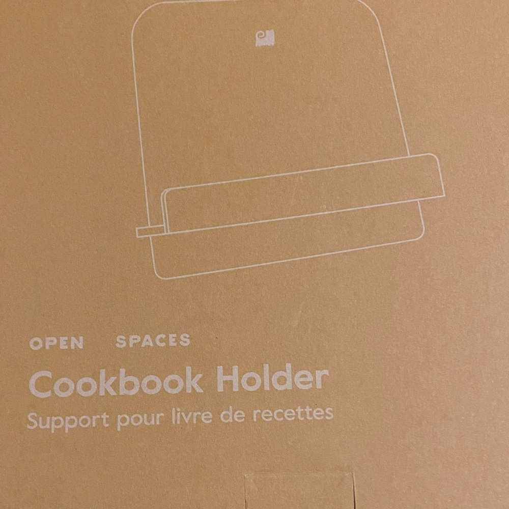 Brown Cookbook Holder